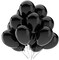 50 Pieces Black Balloons Latex Party Balloons - 12 inch Helium Matte Black Balloons for Wedding Graduation Baby Shower Birthday Party Decorations